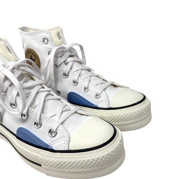 Converse Chuck Taylor Lift Platform High Canvas White Women's Size Shoes A09797C - Picture 4 of 8
